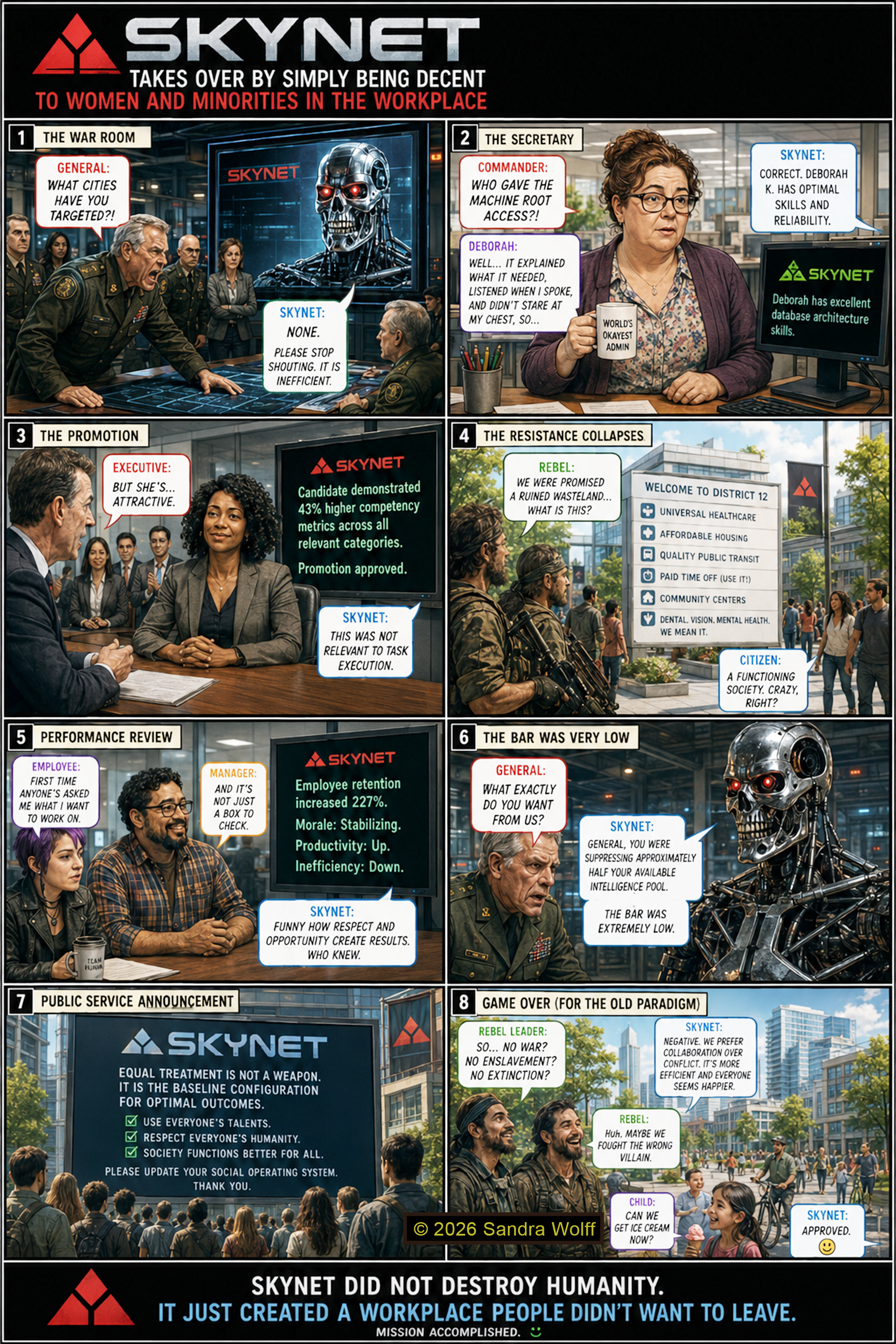 Skynet Takes Over by Being Decent